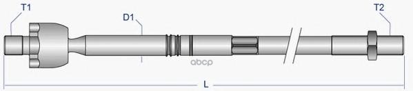 Тяга Рулевая L=R (Без Наконечника) Bmw E81/E87/E90/X1(E84) All 04-> /Type Zf Moog Bm-Ax-3731 Moog арт. BM-AX-3731
