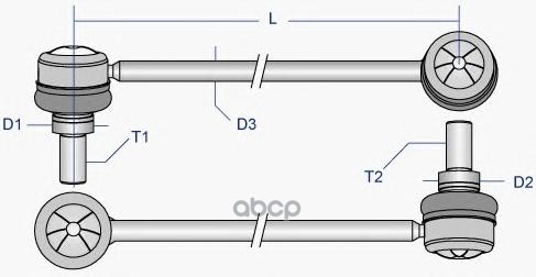 Тяга стабилизатора R MOOG PELS3325 Moog арт. PE-LS-3325