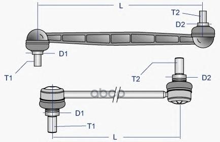Тяга стабилизатора переднего L=R MITSUBISHI Lancer 10 MOOG PE-LS-7425 Moog арт. PE-LS-7425