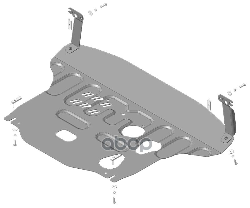 Защита Стальная Kia Soul 2019- Хэтчбек Motodor 71034 Motodor арт. 71034