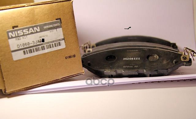 КОЛОДКИ ТОРМОЗНЫЕ ПЕРЕДНИЕ JX (L50)  D1060-3JA0B NISSAN арт. D1060-3JA0B
