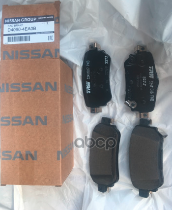 КОЛОДКИ ТОРМОЗНЫЕ К-Т (ПО 4 ШТ) D4060-4EA0B NISSAN арт. D4060-4EA0B