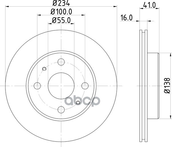 Диск Тормозной | Перед | NISSHINBO арт. ND1099K