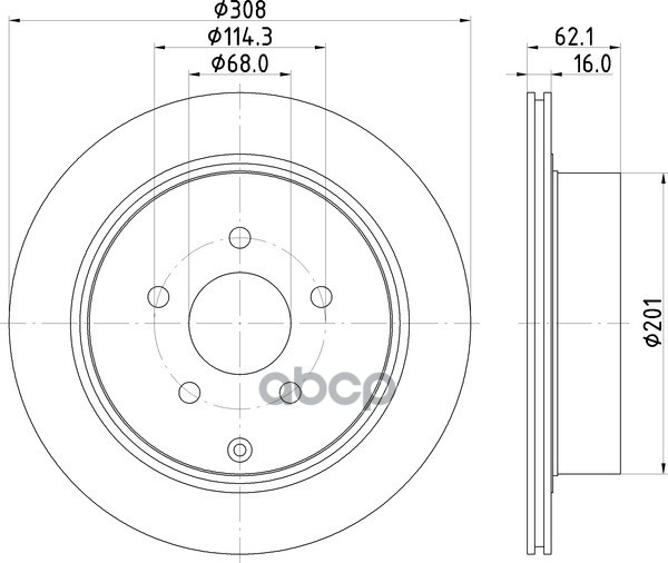 Диск Тормозной NISSHINBO арт. ND2025K