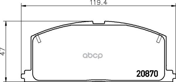 Колодки тормозные дисковые передн.CALDINA (_T19_)  CAMRY (_V2_)  CAMRY Liftback (_V1_)  CAMRY Saloon NISSHINBO арт. np1001
