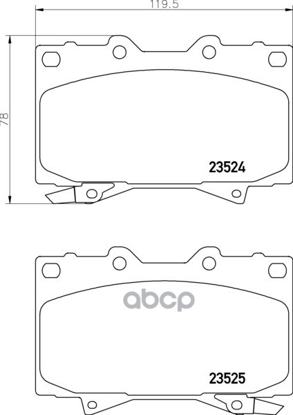 Колодки Тормозные Дисковые Strong Ceramic | Перед | NISSHINBO арт. NP1018SC
