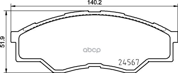 Колодки тормозные дисковые, передние, TOYOTA COROLLA , COROLLA Estate , COROLLA Saloon , COROLLA Wagon NP1055 NISSHINBO арт. ...