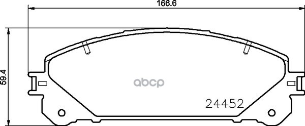 Колодки Тормозные Дисковые Strong Ceramic | Перед | NISSHINBO арт. NP1109SC