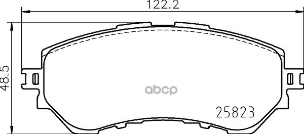 Колодки Тормозные Перед Toyota Yaris 13- NISSHINBO арт. NP1131