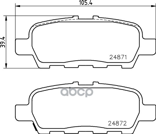Колодки Тормозные Дисковые Задн.jx Closed Off-Road Vehicle  Qx60  Cube (Z12)  Elgrand (E52)  Juke (F NISSHINBO арт. np2013