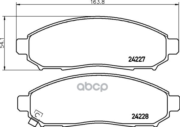 Колодки Тормозные Дисковые | Перед | NISSHINBO арт. NP2020
