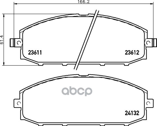 Колодки Тормозные Дисковые Strong Ceramic | Перед | NISSHINBO арт. NP2026SC