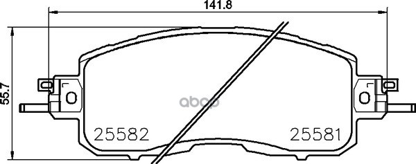 Колодки Тормозные Дисковые, Передние, Infiniti/Nissan Qx56, Qx56, Qx80, Patrol Vi Np2040 NISSHINBO арт. NP2040
