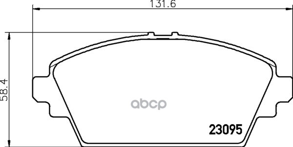 Колодки Тормозные Дисковые | Перед | NISSHINBO арт. NP2054