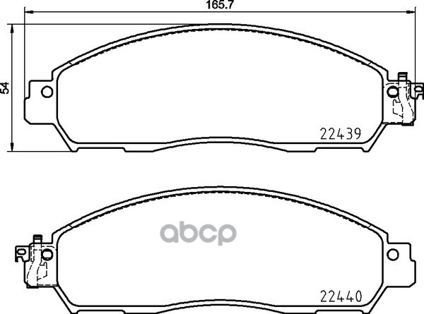 Колодки Тормозные Дисковые Strong Ceramic | Перед | NISSHINBO арт. NP2080SC