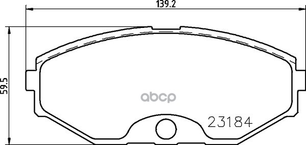 Колодки Тормозные Дисковые | Перед | NISSHINBO арт. NP2084