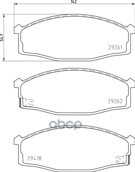 Колодки Тормозные Дисковые Strong Ceramic | Перед | NISSHINBO арт. NP2103SC