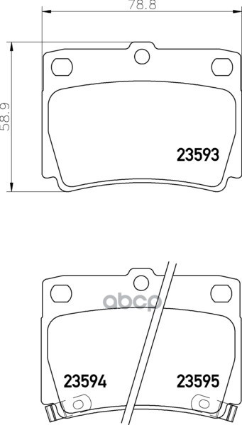 Колодки тормозные дисковые задн.GALLOPER (JK-01)  PAJERO II (V3_W  V2_W  V4_W)  PAJERO II Canvas Top NISSHINBO арт. np3008
