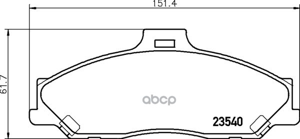 Колодки Тормозные Дисковые | Перед | NISSHINBO арт. NP5016