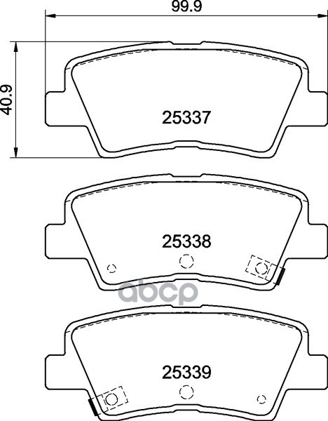 Колодки тормозные дисковые задн.ACCENT IV (RB)  ACCENT IV Saloon (RB)  ELANTRA Coupe (JK)  ELANTRA E NISSHINBO арт. np6020