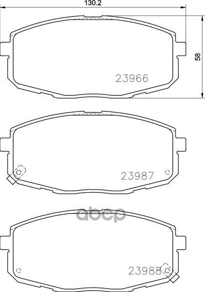 Колодки Тормозные Дисковые | Перед | NISSHINBO арт. NP6023
