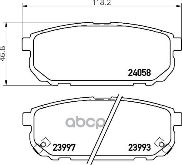 Колодки Тормозные Дисковые | Зад | NISSHINBO арт. NP6052