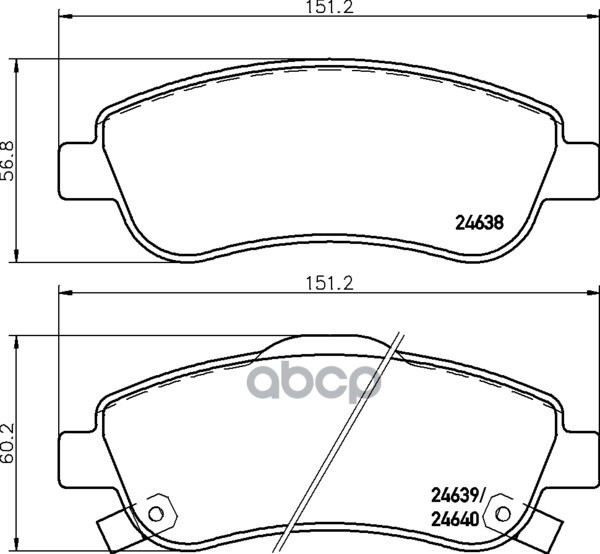 Колодки Тормозные Дисковые | Перед | NISSHINBO арт. NP8012