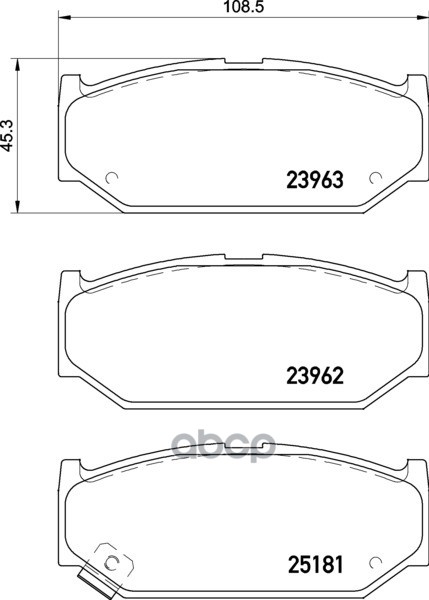 Колодки Тормозные Дисковые | Перед | (Pf-9529) NISSHINBO арт. NP9009