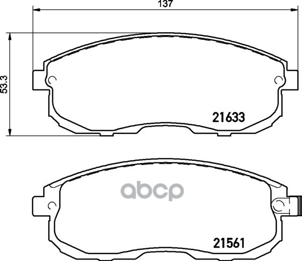 Колодки Тормозные Дисковые Передн.maxima Iii (J30)  Sentra V (B15)  Sx4 (Ey  Gy) NISSHINBO арт. np9019