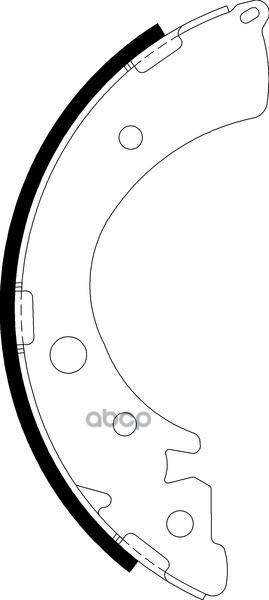 Колодки Тормозные Барабанные | Зад | NISSHINBO арт. NS8001