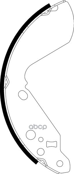 Колодки Тормозные Барабанные | Зад | NISSHINBO арт. NS9001