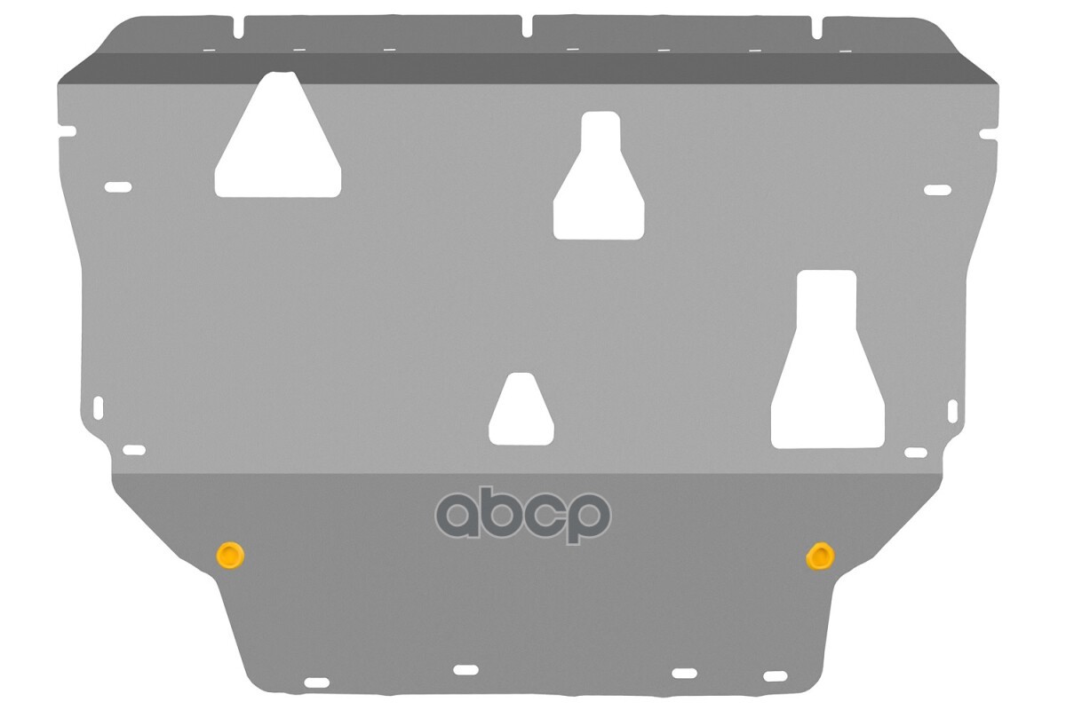 Защита картера и коробки передач (с креп.) для GEELY Atlas (2023-н.в.) 2.0 бен. AMT FWD/4WD (алюминий, 3 мм) / Джили Атлас NL...