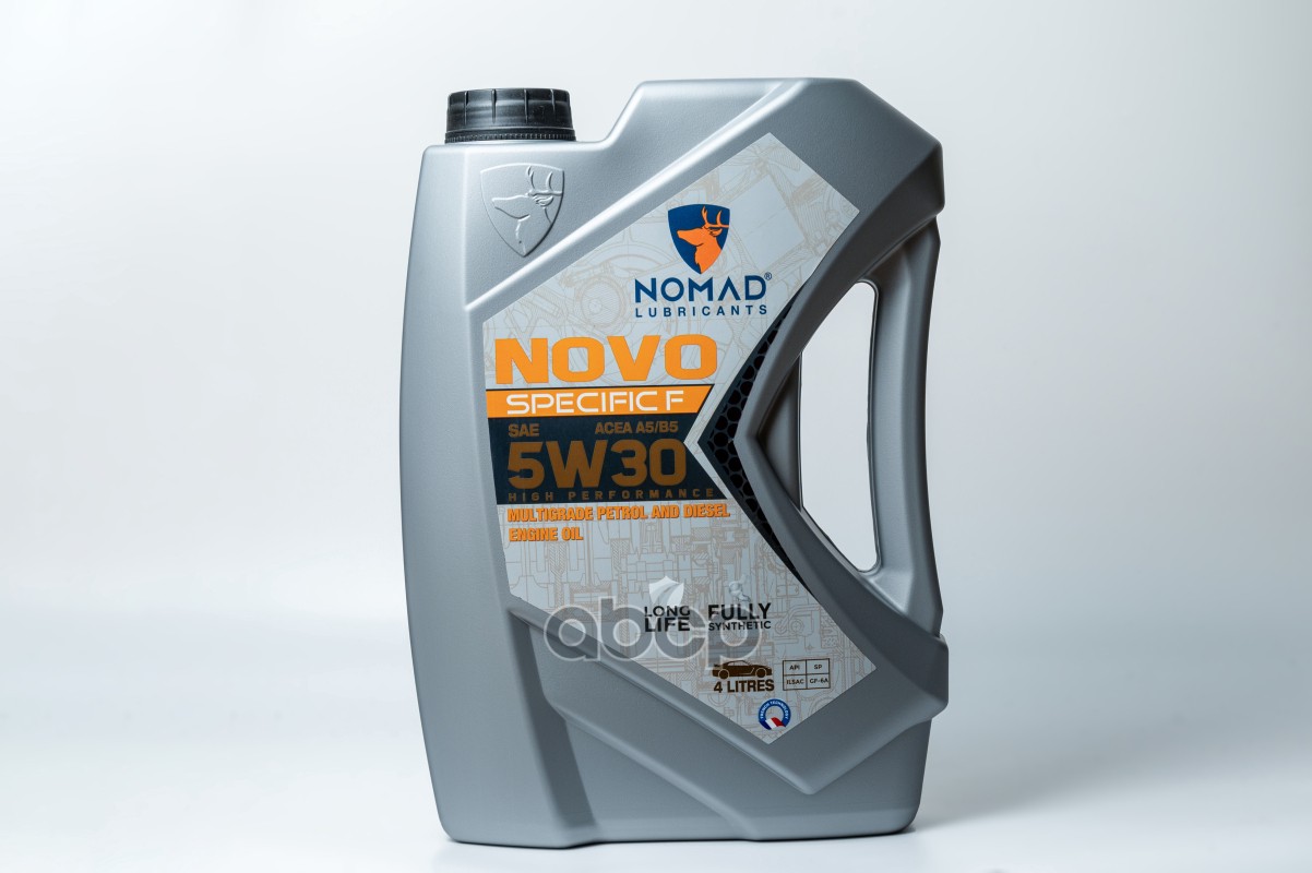 NOMAD LUBRICANTS МАСЛО МОТОРНОЕ NOVO SPECIFIC F 5W-30 4 Л. 6290360901725