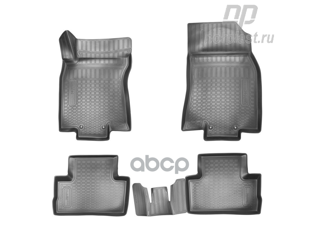 Коврики салонные для Nissan Qashqai (J11) 3D (2015) (российская сборка) NORPLAST арт. npa11-c61-608