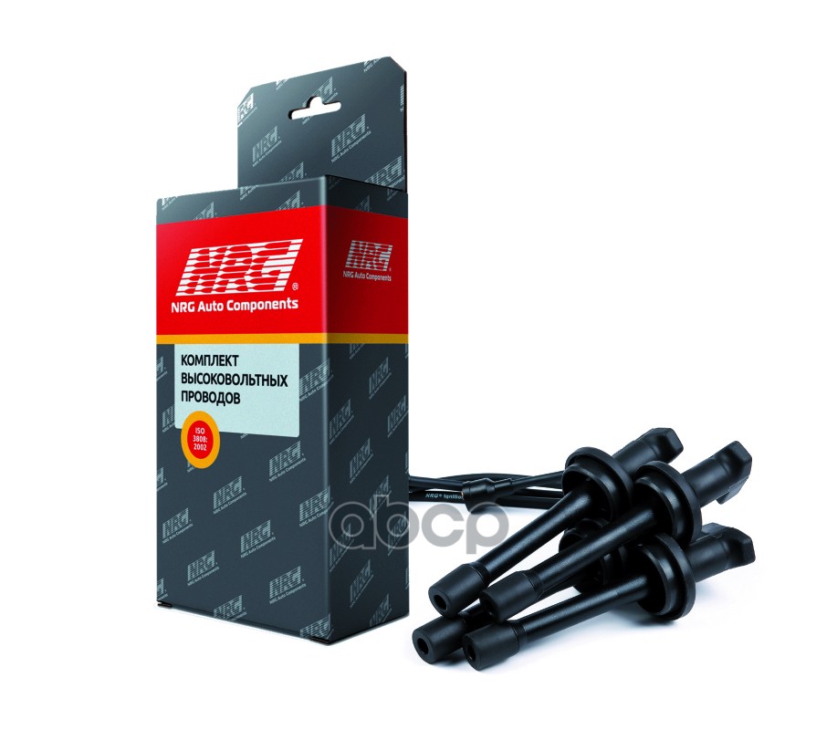 Высоковольтные провода с наконечником для UAZ OEM: 40913707244, 4062370724410, 040910370724400 (комп NRG арт. 40913707244NR