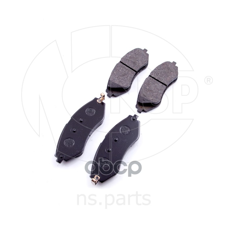 Колодки тормозные передние CHEVROLET Lacetti NSP арт. NSP0196405129