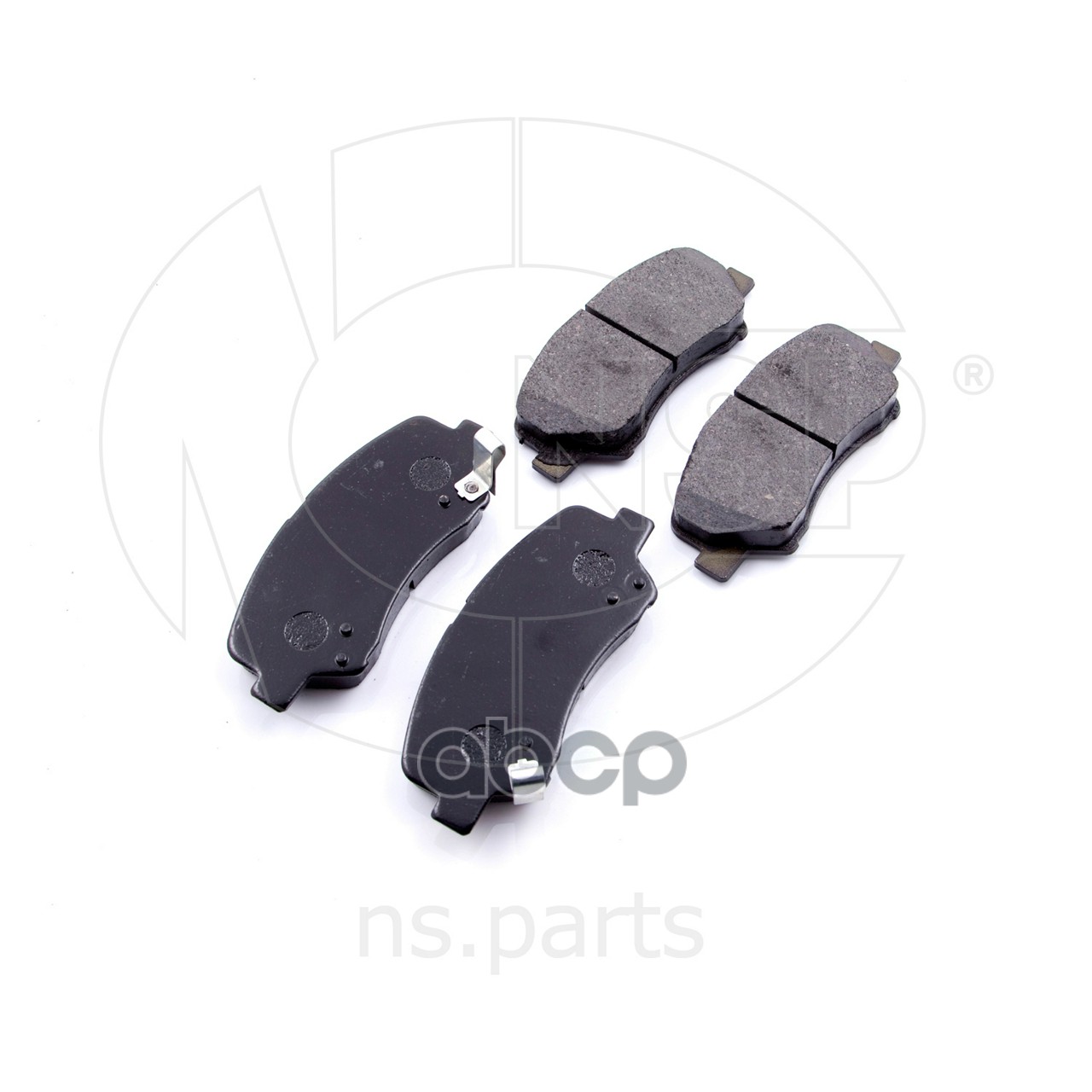 Колодки тормозные передние HYUNDAI Solaris (11-14) NSP арт. NSP02581011RA00