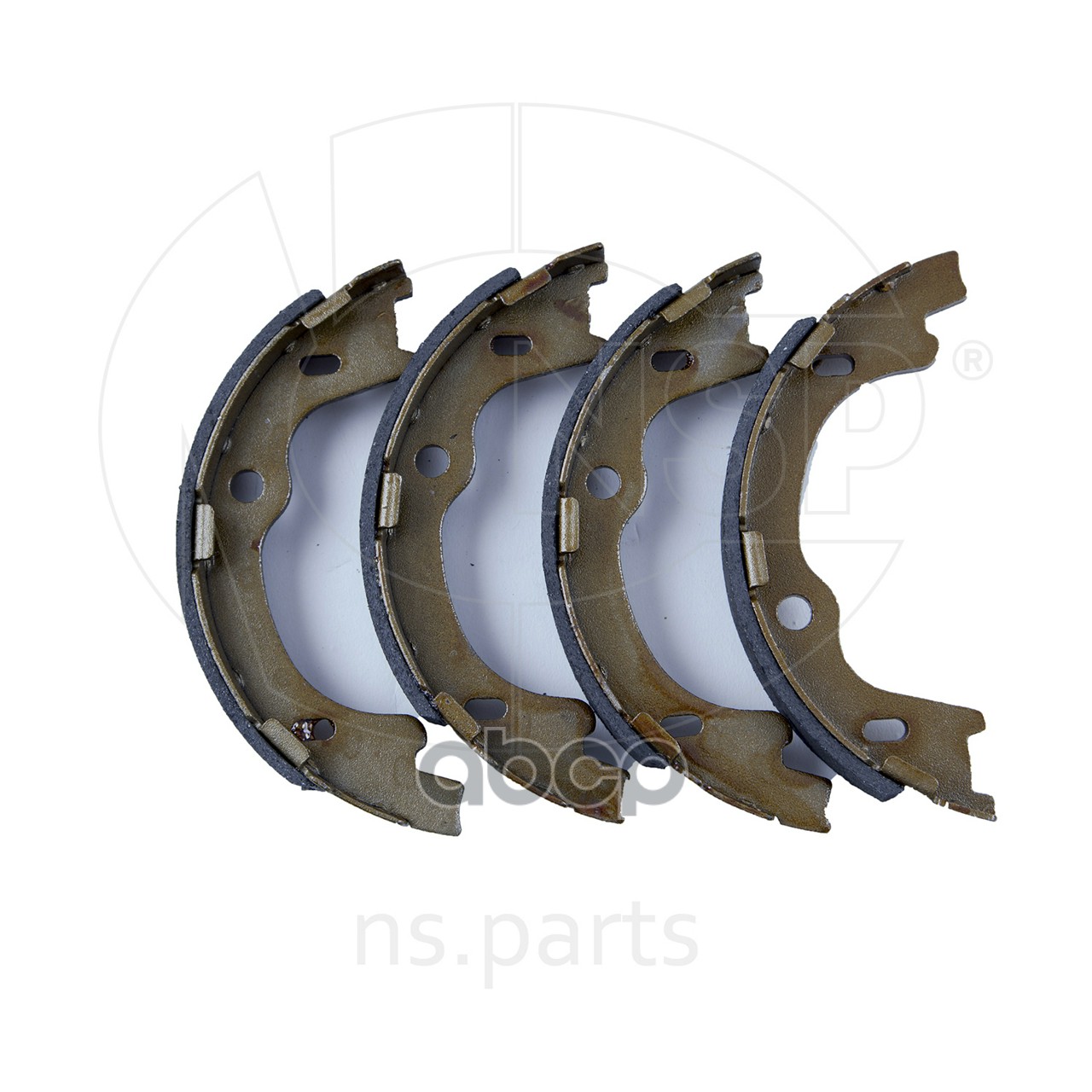 Колодки стояночного тормоза HYUNDAI Starex NSP NSP02583501HA00 NSP арт. NSP02583501HA00