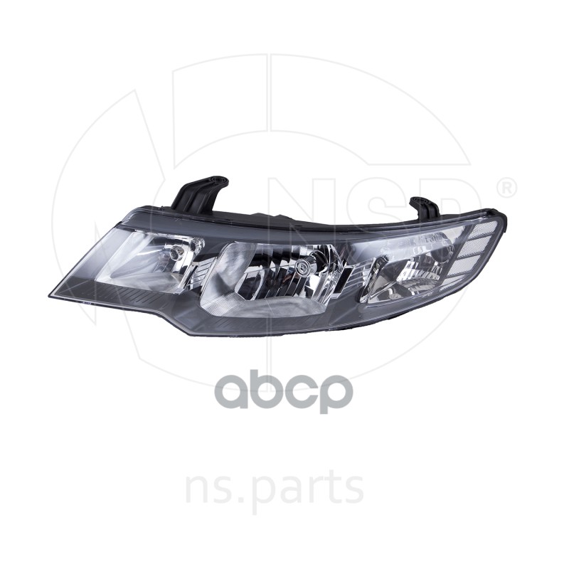 Фара гоовного света L (черная) KIA Cerato II 09-> NSP NSP02921011M020 NSP арт. NSP02921011M020