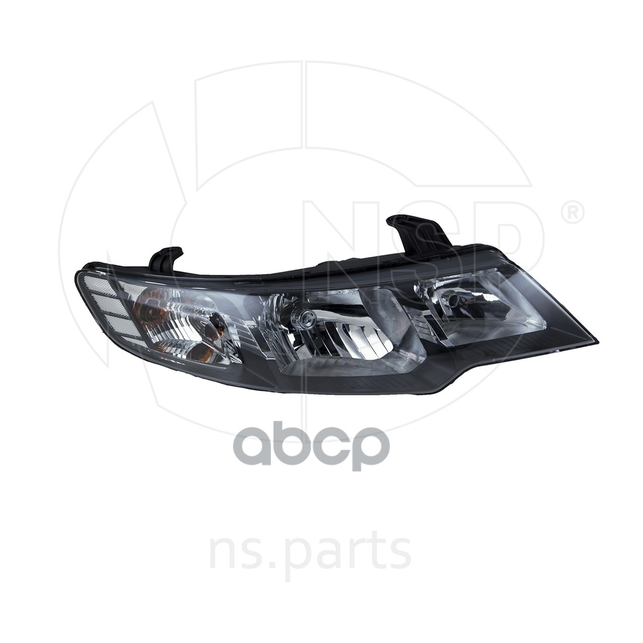 Фара правая KIA Cerato II (09-13) (черная) NSP арт. NSP02921021M020