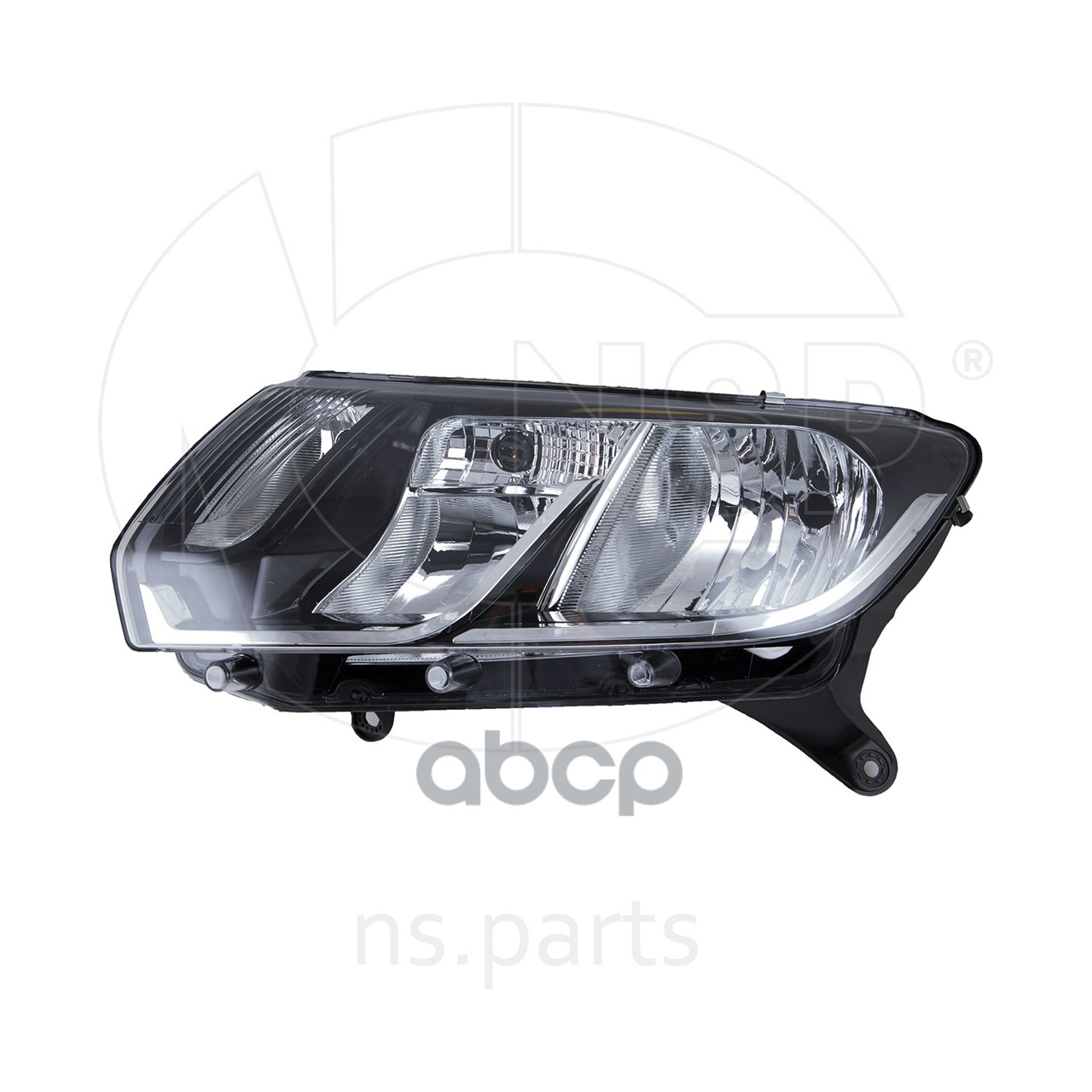 Фара левая RENAULT Logan II (14-18) NSP07260609450R NSP арт. NSP07260609450R