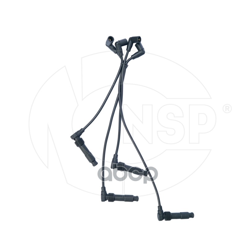 Провода высоковольтные VW Bora,Caddy II,Golf IV,Polo / SKODA Octavia I (к-кт, силикон) NSP арт. NSPRS73N12