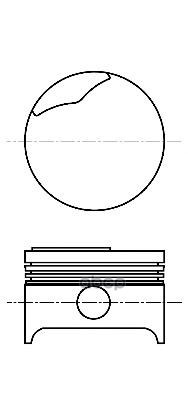 Поршень к-т Renault Megane I NURAL арт. 87-104200-10