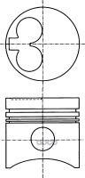 Поршень в компл. audi/vw/volvo NURAL арт. 87-109511-00