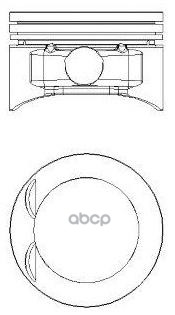 Поршень в компл opel 2.0 16v NURAL арт. 87-306800-20