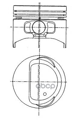 Поршень В К-Те Fiat  Lancia NURAL арт. 87-436806-00