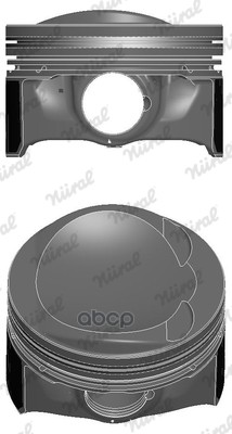 Поршень (STD/ 1.00/ с кольцами на 1 цилиндр) Audi A3 03-13 / A4 08-15 CDAA;CDAB;CDHA;CDHB NURAL арт. 87-443800-00