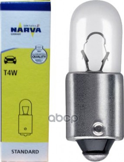 Лампа 12V T4w 4W Narva Standard 1 Шт. Картон 17131 Narva арт. 17131