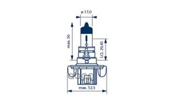 Лампа H13 60/55W 12V P26.4t галогенная стандарт Narva арт. 48092