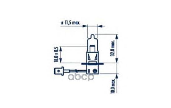 Лампа 24V H3 70W NARVA Standard 1 шт. картон 48700NVAC1 Narva арт. 48700